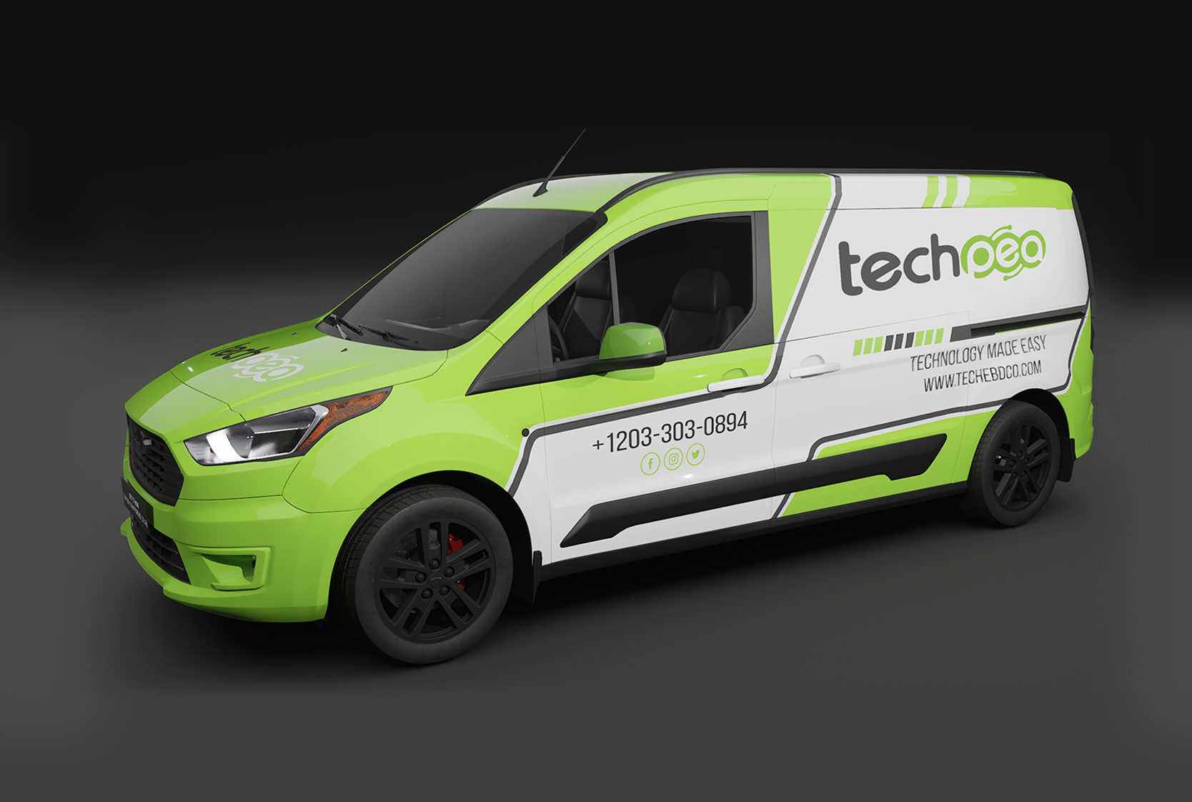 Eco Frinedly Car Wrap Design